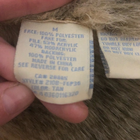 Vintage fur, suede coat - Picture 6 of 8